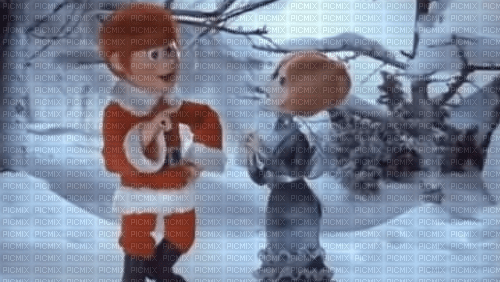 Kris Kringle and Jessica - kostenlos png