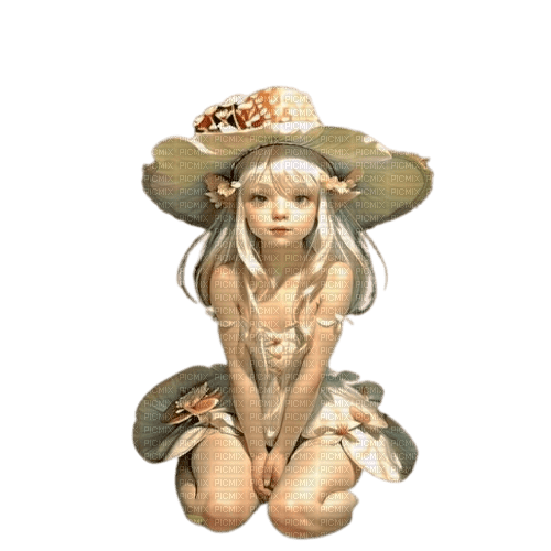 Girl Elf hat - gratis png