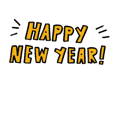 Happy New Year.Text.gif.Victoriabea - Ücretsiz animasyonlu GIF