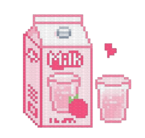 Pink Milk - by StormGalaxy05 - png ฟรี