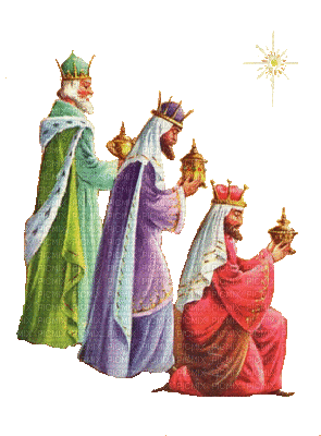 three holy kings trois rois saints - Безплатен анимиран GIF
