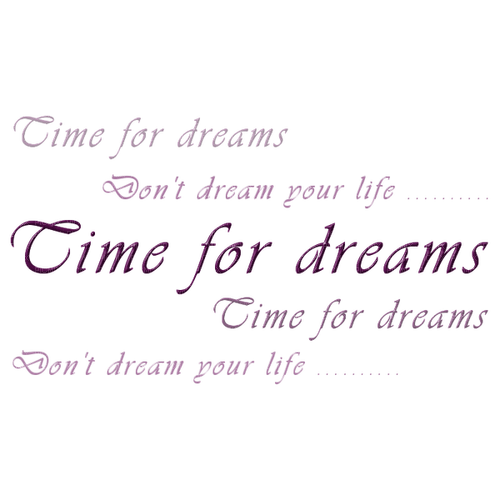 kikkapink quote purple time for dreams - PNG gratuit