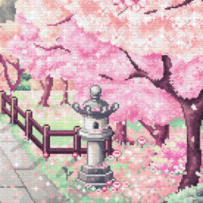 Sakura Background - Besplatni animirani GIF