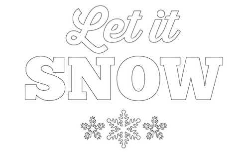 Let it snow - ilmainen png