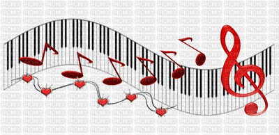 notes de musique - Darmowy animowany GIF