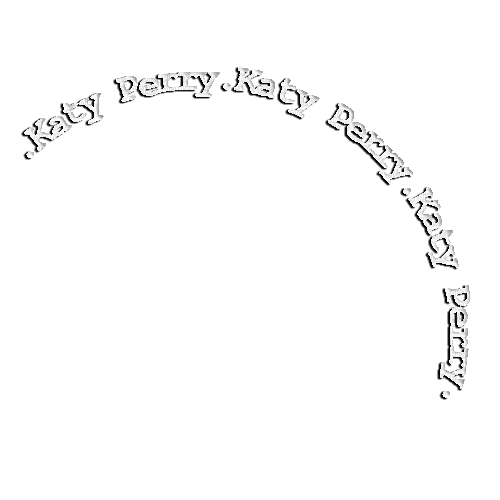 KATY PERRY TEXT WHITE - PNG gratuit
