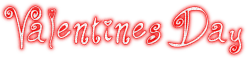 Valentines Day.Text.Red.White - KittyKatLuv65 - PNG gratuit