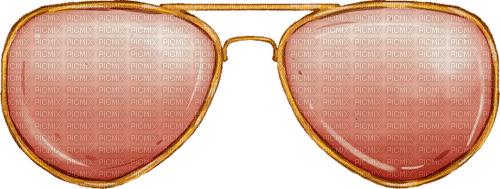 kikkapink deco summer pink sunglasses - Free PNG