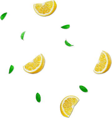 soave deco summer fruit scrap yellow green - 免费PNG