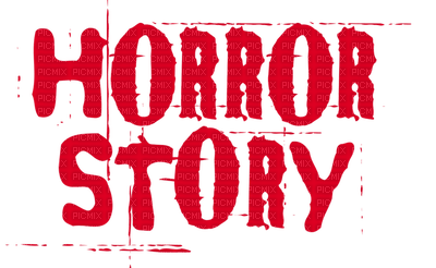 Horror Story.Text.Red.Halloween.Victoriabea - gratis png