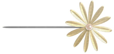 Kaz_Creations Flower Pin - PNG gratuit