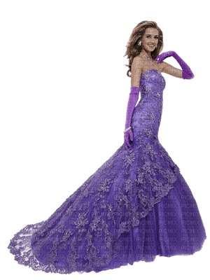 Kaz_Creations Woman Femme Purple - bezmaksas png