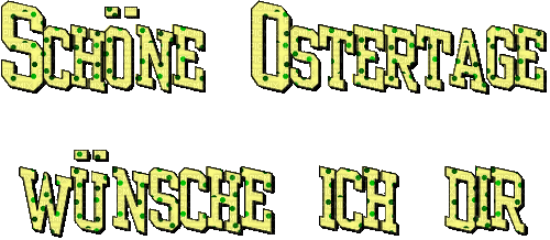 Schöne Ostertage - Ilmainen animoitu GIF