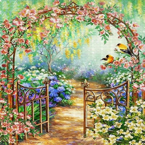 Spring garden - безплатен png