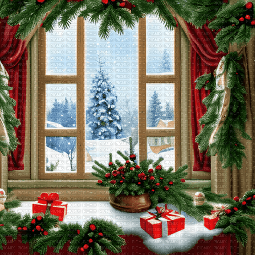 Background Winter Christmas - Bogusia - ilmainen png