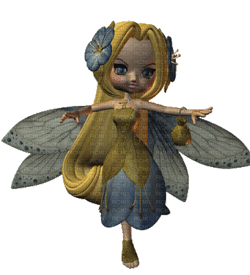 Kaz_Creations Dolls Cookie Fairy - GIF animé gratuit