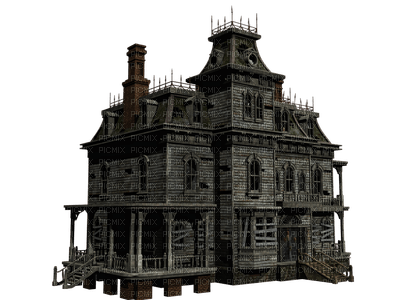 Kaz_Creations Halloween Haunted House - png gratuito