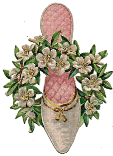 Vergißmeinnicht, rosa, weiß, Blumen, Vintage - kostenlos png