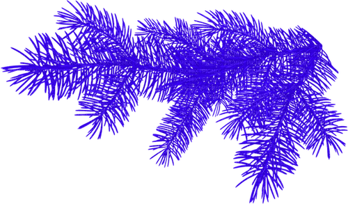 Pine.Tree.Branch.Blue - δωρεάν png