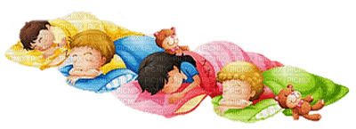 sleeping childrens - png gratis