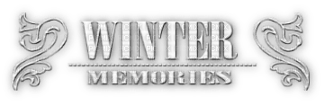 soave text winter memories deco white - PNG gratuit