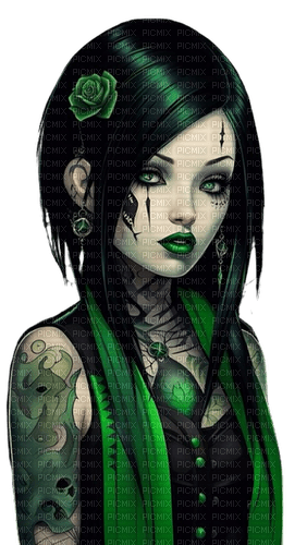 gothic woman - kostenlos png
