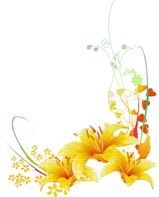 Kathleen Reynolds Flowers Deco - PNG gratuit