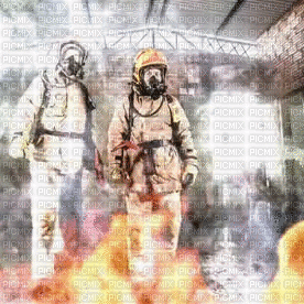 fire brigade, firefighters - Free animated GIF