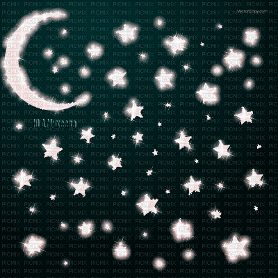 Y.A.M._Fantasy night stars moon - Kostenlose animierte GIFs