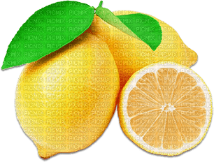 soave deco fruit lemon summer yellow green - bezmaksas png
