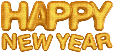 Kaz_Creations Happy-New-Year-Logo-Text - nemokama png