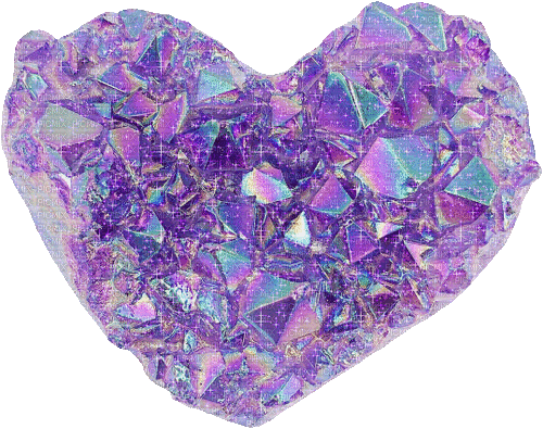 glitter crystal heart - Ilmainen animoitu GIF
