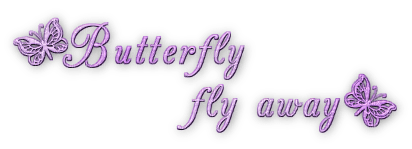 soave text butterfly deco purple - фрее пнг