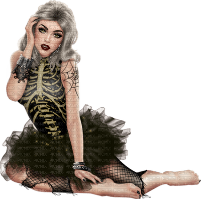 Gothic / woman bp - Free PNG