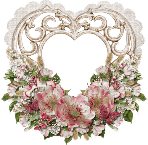 Frame flowers - Free PNG