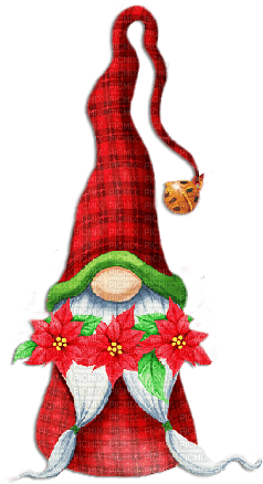 soave christmas winter deco gnome red green - nemokama png