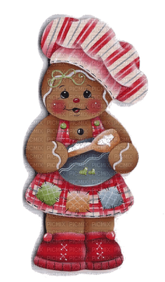 gingerbread cook - ücretsiz png