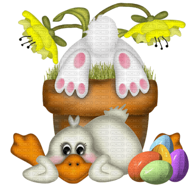 Kaz_Creations Easter Deco Chick - kostenlos png