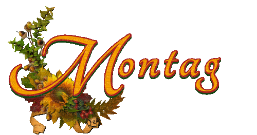 montag - Besplatni animirani GIF
