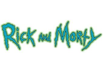 Kaz_Creations Logo Text Rick And Morty - besplatni png