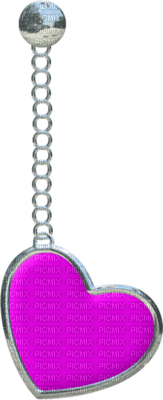 Kaz_Creations Deco Heart Love Hanging Dangly Things Colours - png gratis