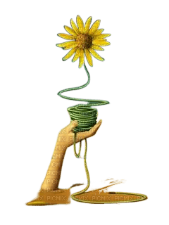 Сюрреалистический цветок - ilmainen png