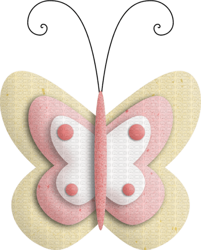 Papillon Rose Pastel:) - nemokama png
