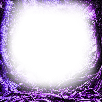 soave frame autumn  forest tree gothic purple - nemokama png