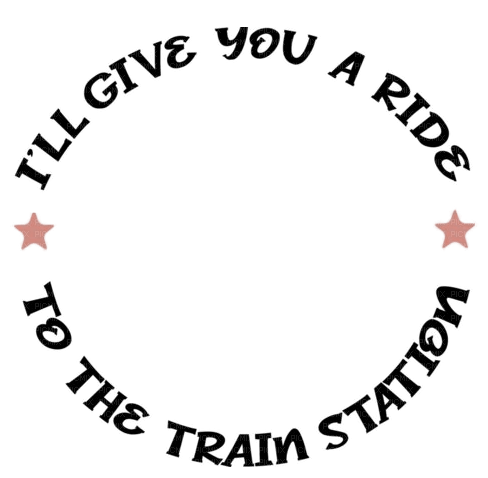 Station.Train.Tren.Text.Circle.Victoriabea - Free PNG