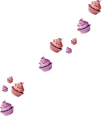 Kaz_Creations  Deco Cup Cakes - 無料png