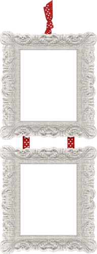 Frame Blanc Rouge Déco:) - 免费PNG