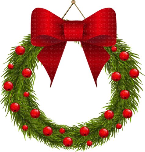 Christmas wreath. Christmas decoration. Leila - PNG gratuit