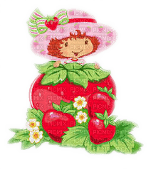 charlotte aux fraises  stawberry shortcake - PNG gratuit