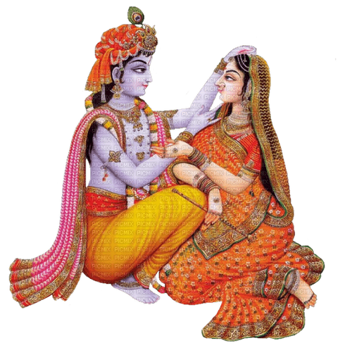 ❤️ Radha Krishna ❤️ - darmowe png